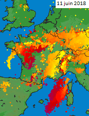 Image d'illustration pour Violents orages et inondations en ce début juin
