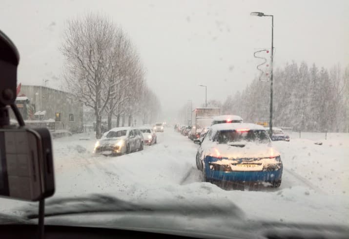 Image d'illustration pour Orage et neige : une période agitée près de la Méditerranée