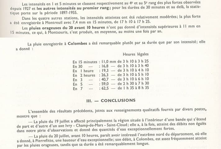 Image d'illustration pour Orage diluvien sur Paris et l'Ile de France les 19 & 20 juillet 1955