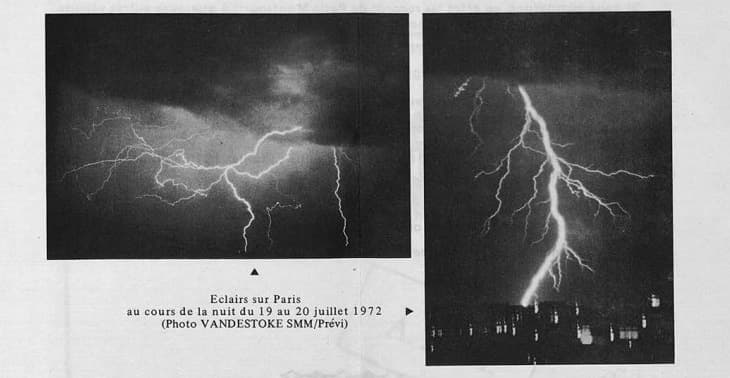 Image d'illustration pour Orage diluvien sur Paris et l'Ile de France les 19 & 20 juillet 1972