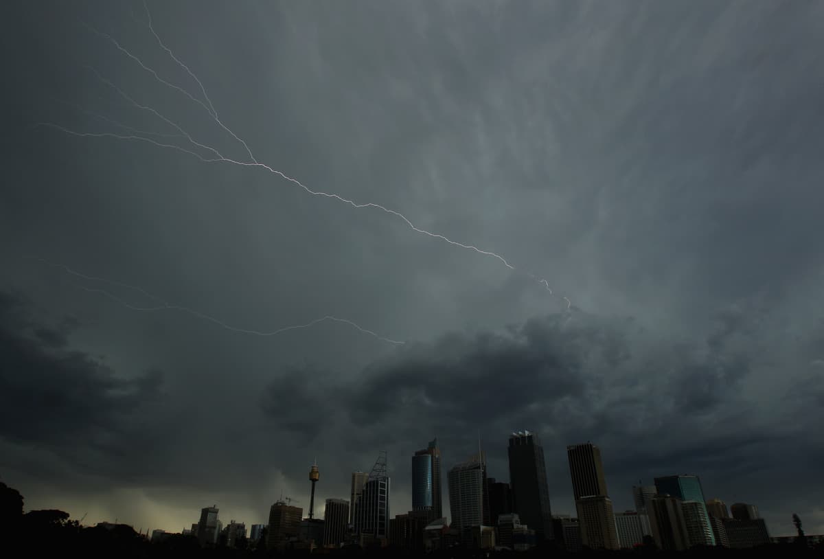 Image d'illustration pour Orage impressionnant à Sydney