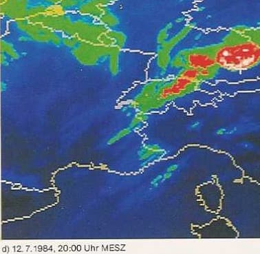 Image d'illustration pour Les terribles orages des 11 & 12 juillet 1984 en France et en Allemagne