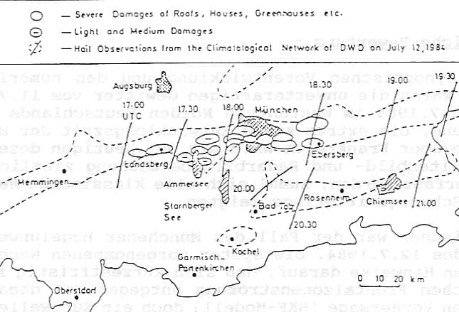 Image d'illustration pour Les terribles orages des 11 & 12 juillet 1984 en France et en Allemagne