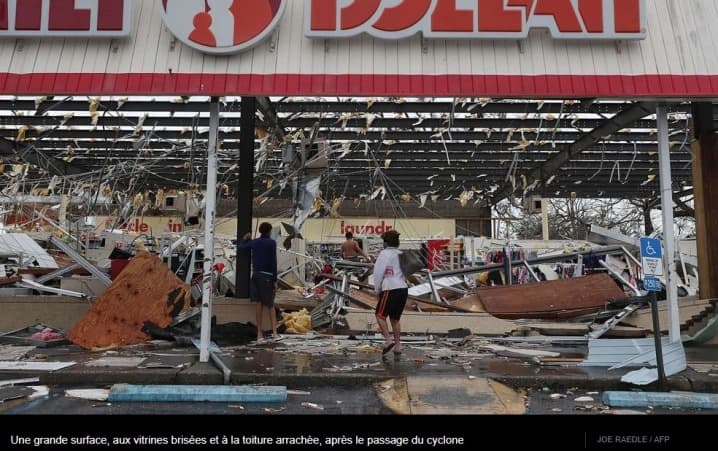Image d'illustration pour L'ouragan Michael frappe le sud des Etats-Unis mercredi