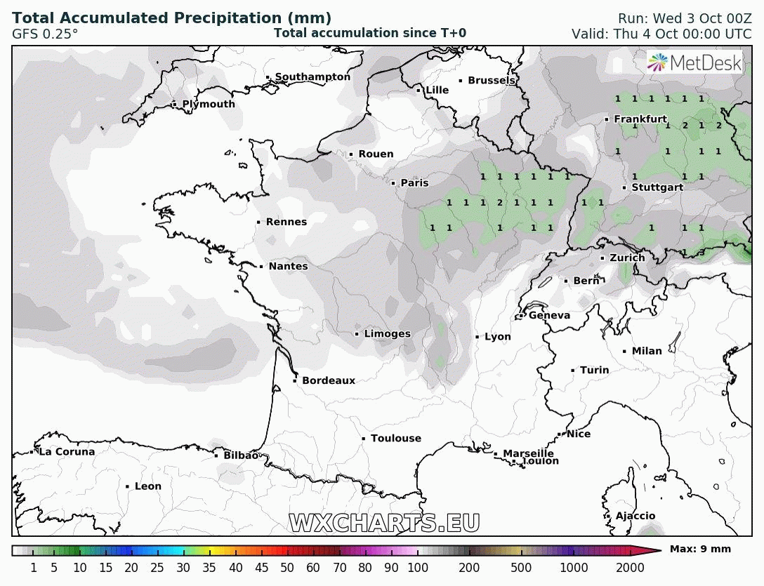 Image d'illustration pour Prévision mensuelle : enfin de la pluie en octobre ? 