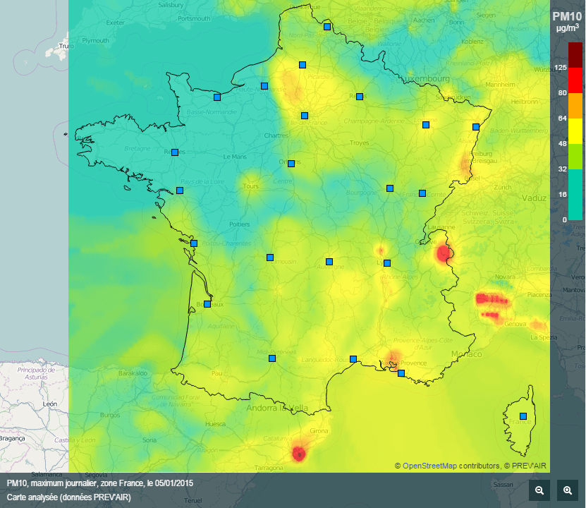 Image d'illustration pour Nouveau pic de pollution aux particules fines