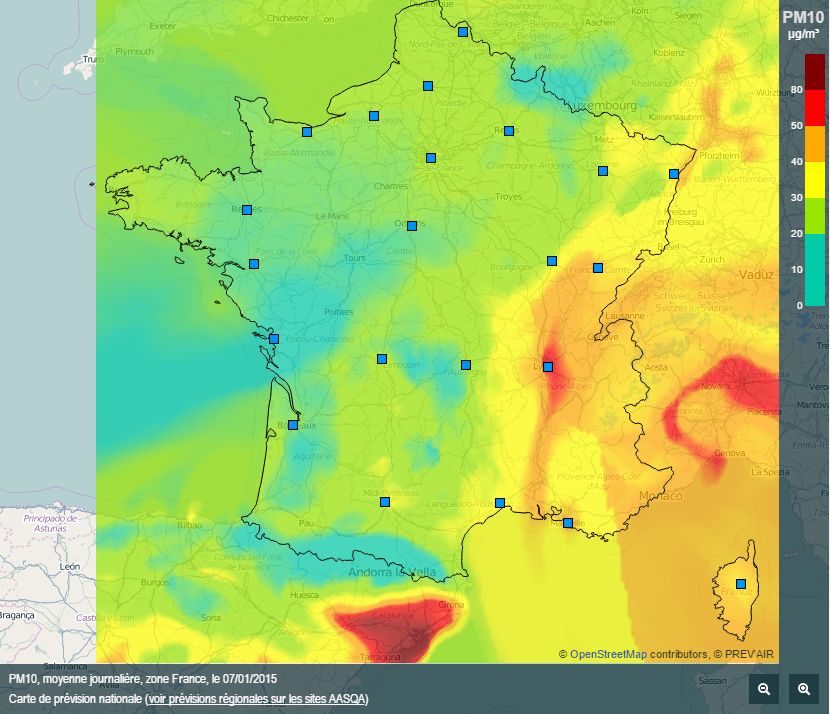 Image d'illustration pour Nouveau pic de pollution aux particules fines