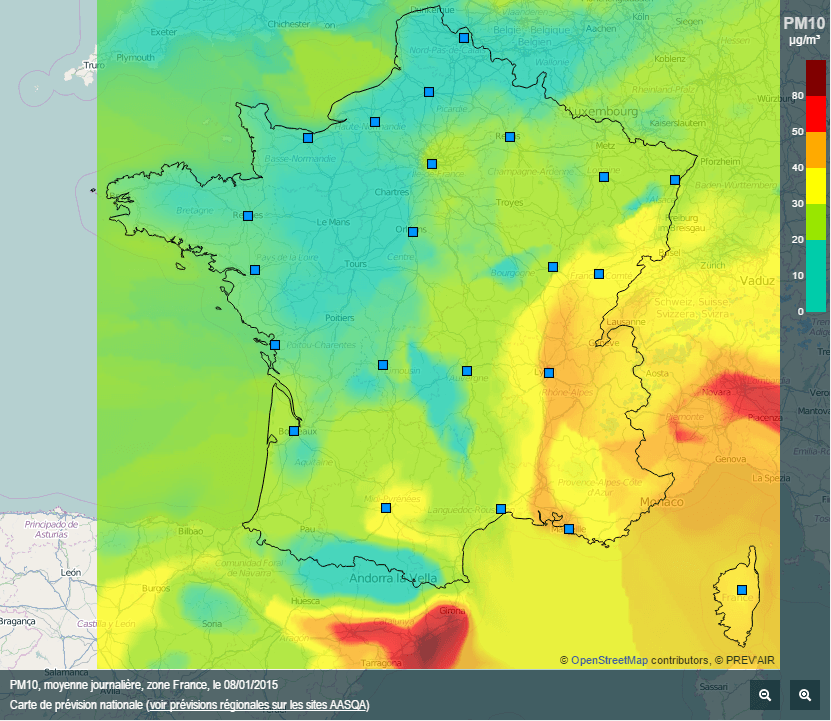 Image d'illustration pour Nouveau pic de pollution aux particules fines