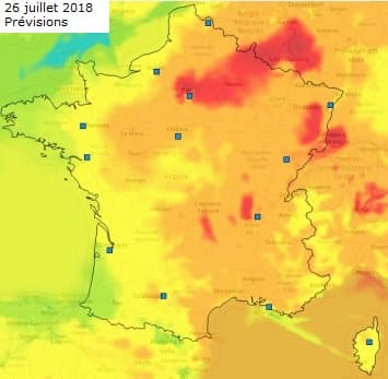 Image d'illustration pour Soleil et chaleur favorisent la pollution à l'ozone