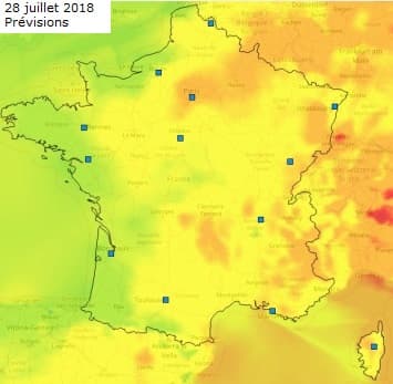 Image d'illustration pour Soleil et chaleur favorisent la pollution à l'ozone