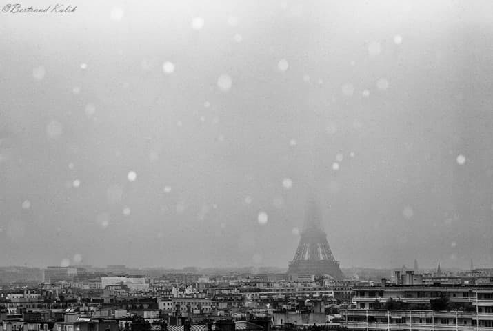 Image d'illustration pour Premier gel sous abri et premiers flocons à Paris