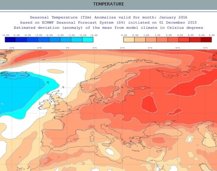 Image d'illustration pour Prévision saisonnière : vers un mois de janvier encore doux mais arrosé ? 