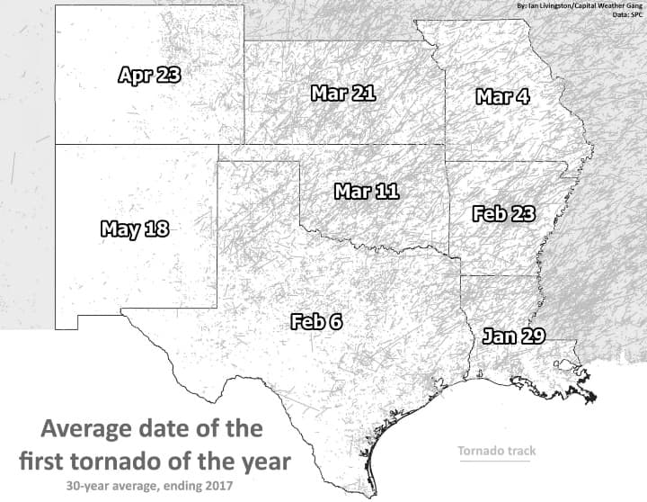 Image d'illustration pour Saison des orages et des tornades aux Etats-Unis