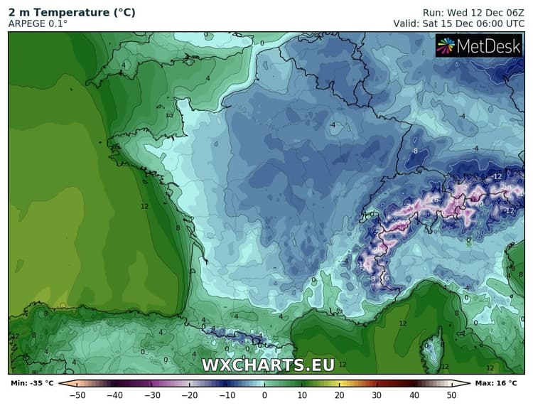 Image d'illustration pour Retour du froid et des gelées pour cette mi-décembre