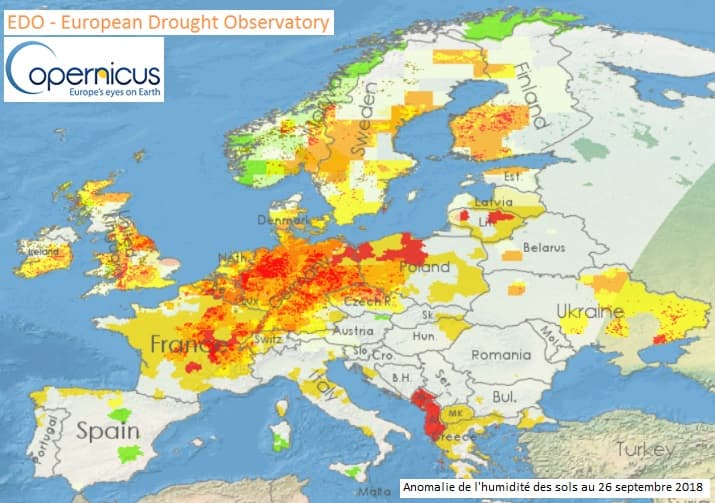 Image d'illustration pour La sécheresse des sols superficiels s'étend