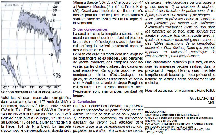 Image d'illustration pour Des tempêtes en été - 28 juillet 1956 - 6 juillet 1969 - 9 août 1979