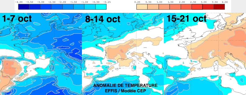 Image d'illustration pour Prévision mensuelle : enfin de la pluie en octobre ? 