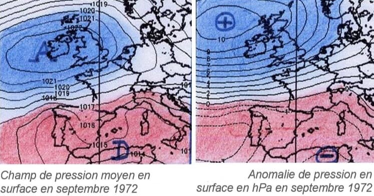 Image d'illustration pour Froid précoce en septembre 1972, 1931 et 1912