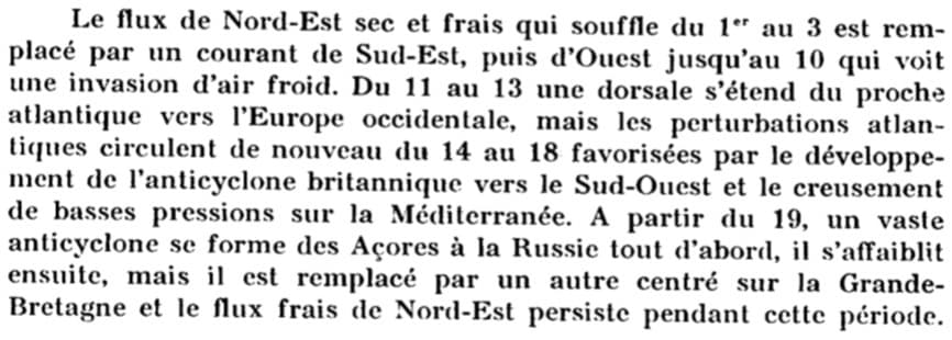 Image d'illustration pour Froid précoce en septembre 1972, 1931 et 1912