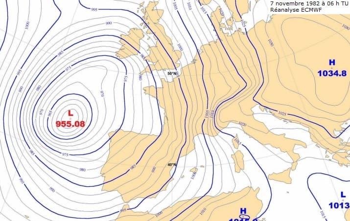 Image d'illustration pour Tempête du 6 au 8 novembre 1982