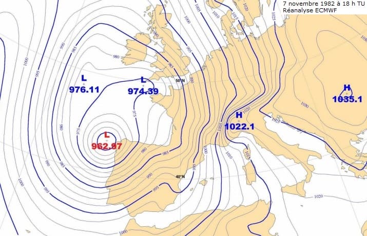 Image d'illustration pour Tempête du 6 au 8 novembre 1982