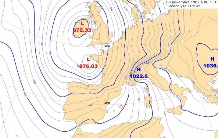 Image d'illustration pour Tempête du 6 au 8 novembre 1982