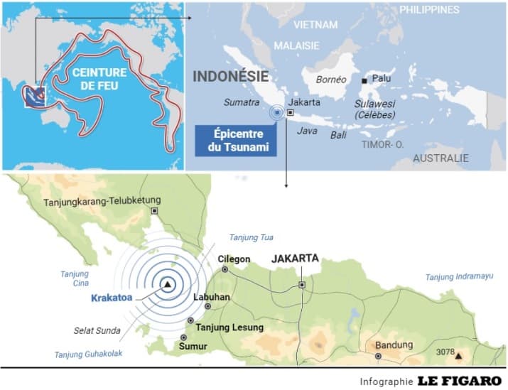 Image d'illustration pour Tsunami, raz-de-marée, mascaret et vague scélérate
