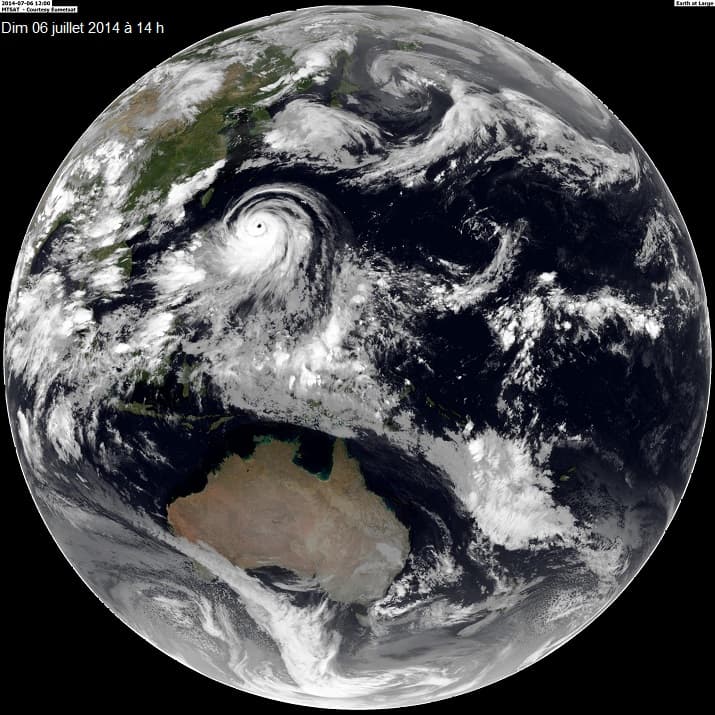 Image d'illustration pour Cyclone : typhon Neoguri (Pacifique - Japon - Okinawa)