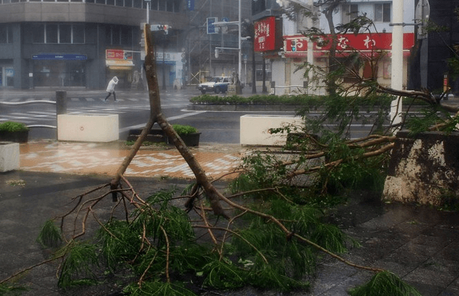 Image d'illustration pour Cyclone : typhon Neoguri (Pacifique - Japon - Okinawa)