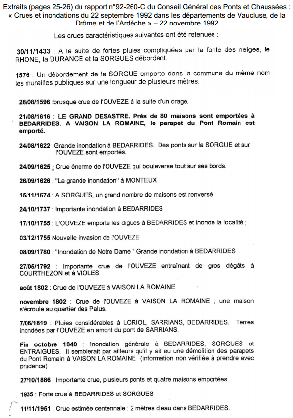 Image d'illustration pour Catastrophe de Vaison la Romaine le 22 septembre 1992