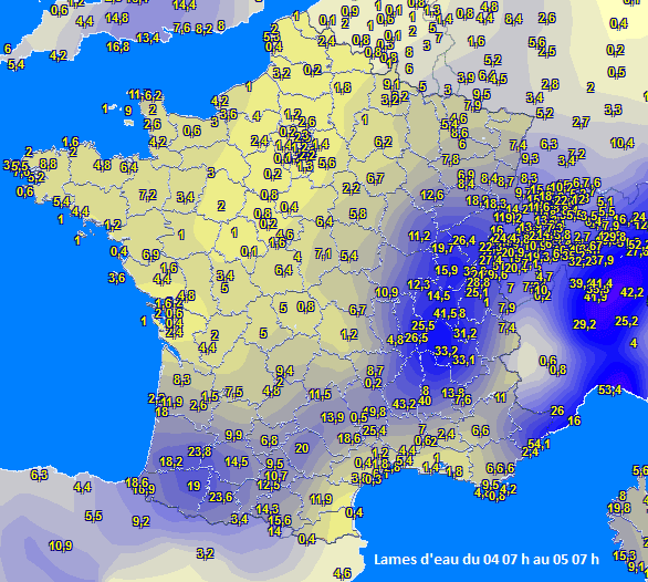 Image d'illustration pour Orage, vent, pluie et neige : intempéries sur le Sud de la France