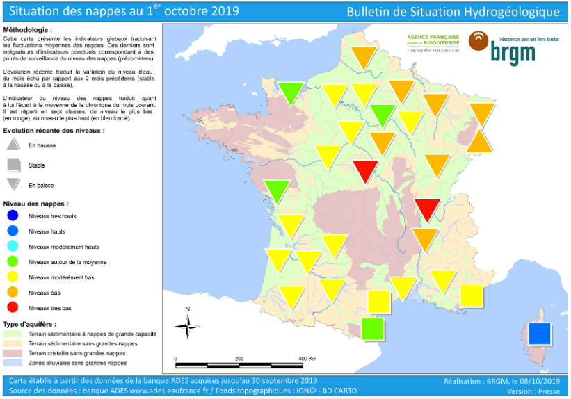 Image d'illustration pour Pluies d'octobre : une sécheresse des sols en voie d'amélioration