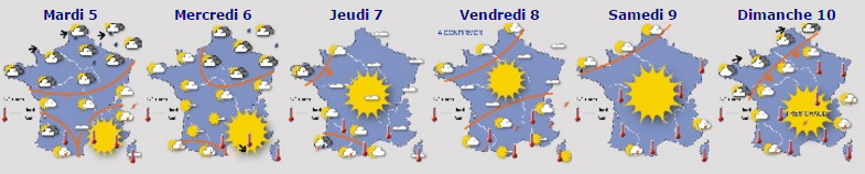 Image d'illustration pour Beau & chaud au Sud, maussade au Nord - Combien de temps ?
