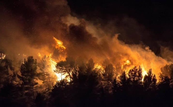 Image d'illustration pour Vent fort et incendies pour le 14 juillet au Sud-Est