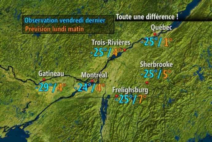 Image d'illustration pour Froid extrême et fortes variations de température au Québec