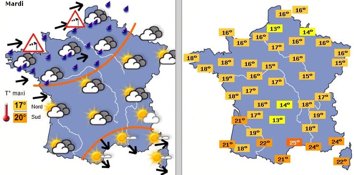Image d'illustration pour Pluie et fraîcheur sur la France