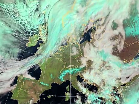 Image d'illustration pour Animation satellite de mars 2014 en France et en Europe